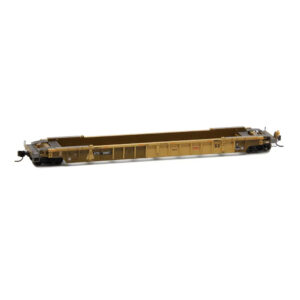 Jacksonville Terminal N 53' NSC Well Car TTX "17 Post Version, Small Red Logo, Weathered, Patched, 6 Conspicuity Stripes"