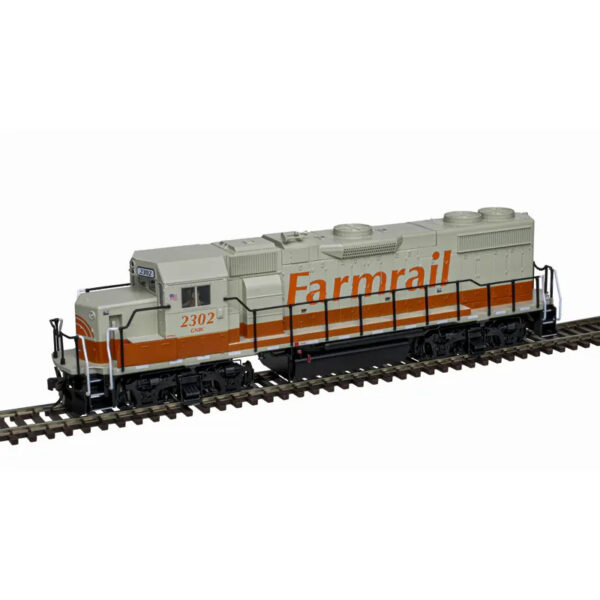 Atlas HO Trainman GP38-2 Farmrail w/ DCC & Sound
