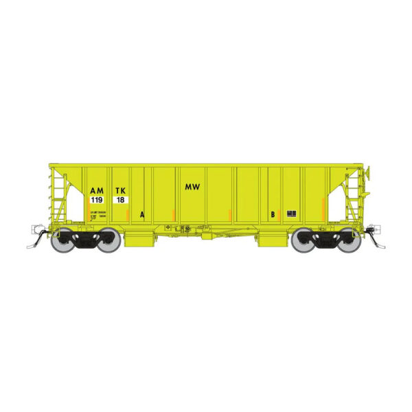 Rapido HO NSC Ballast Hopper Amtrak "Yellow"
