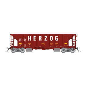Rapido HO NSC Ballast Hopper Herzog "Brown"