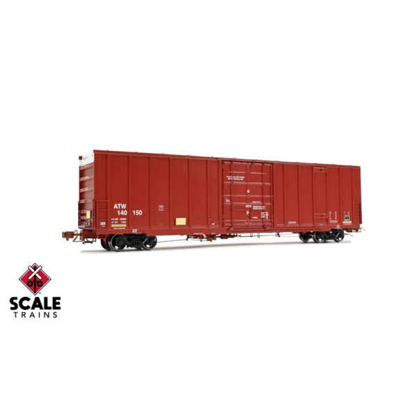 Scale Trains HO Rivet Counter 60' Trinity 7500 High Cube Box Car Atlantic & Western