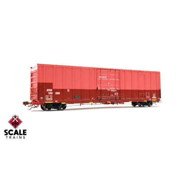 Scale Trains HO Rivet Counter 60' Trinity 7500 High Cube Box Car Atlantic & Western "Patched"
