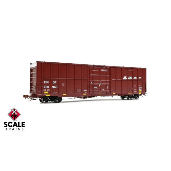 Scale Trains HO Rivet Counter 60' Trinity 7500 High Cube Box Car BNSF "Wedge"
