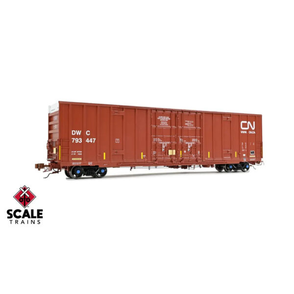 Scale Trains HO Rivet Counter 60' Trinity 7500 High Cube Box Car Canadian National "DWC"