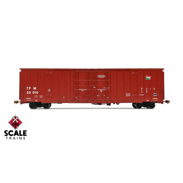Scale Trains HO Operator 60' Trinity 7500 High Cube Box Car Transportación Ferroviaria Mexicana "TFM"