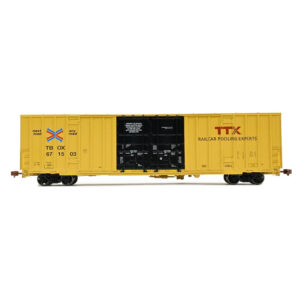 ScaleTrains HO Operator 60' Trinity 7500 High Cube Box Car TTX "TBOX, Red Logo"