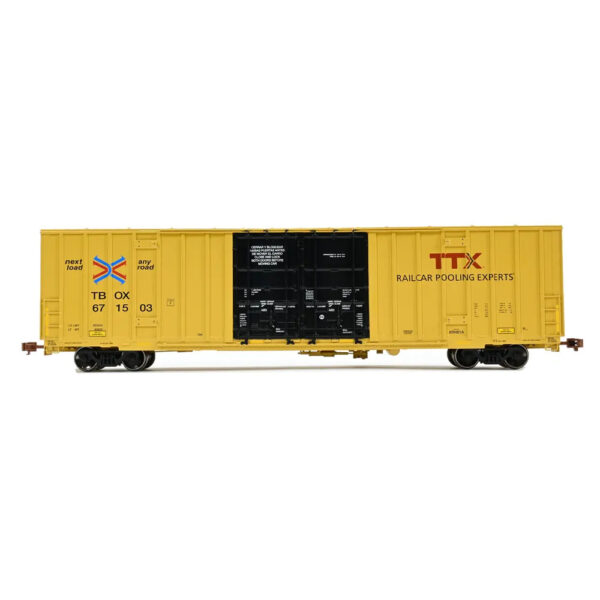 Scale Trains HO Operator 60' Trinity 7500 High Cube Box Car TTX "TBOX, Red Logo"