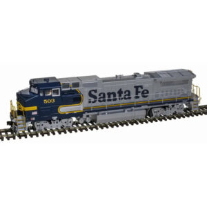 Atlas HO Dash 8-40BW Santa Fe "Fantasy, Blue Bonnet" w/ DCC & Sound #503