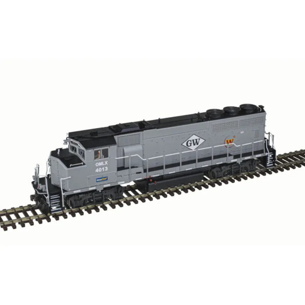 Atlas HO GP40-2W Great Western "Omnitrax, Gray" w/ DCC & Sound #4013