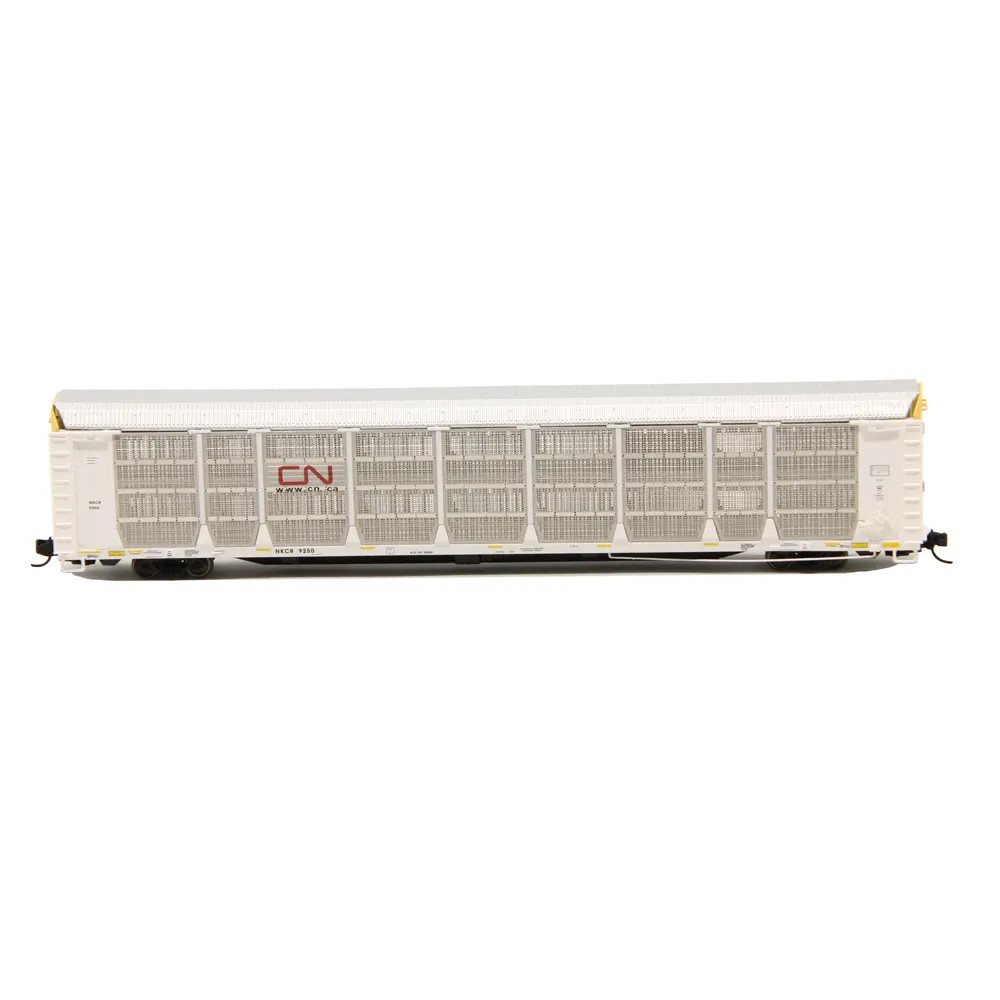Intermountain N Scale America Model Trains Bi-Level Auto Rack Canadian National "White, NKCR"