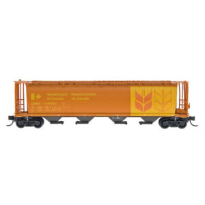 Intermountain N NSC 4550 Cylindrical Covered Hopper Trough Hatch Canadian Wheat Board Government Car "CNWX"
