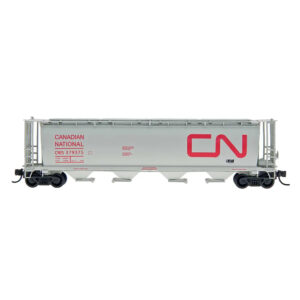 Intermountain N NSC 4550 Cylindrical Covered Hopper Trough Hatch Canadian National "International Service, Wet Noodle"