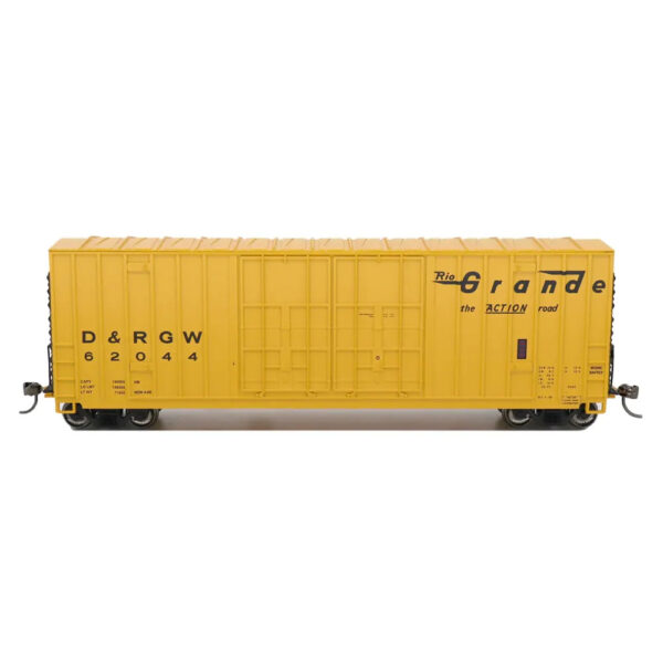 Intermountain N 50' Gunderson High Cube Double Door Box Car Denver & Rio Grande