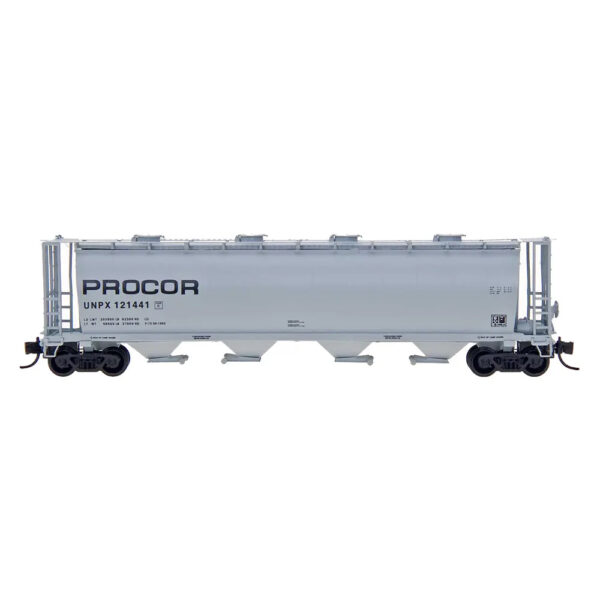 Intermountain N NSC 4550 Cylindrical Covered Hopper Round Hatch Procor "Black Lettering"