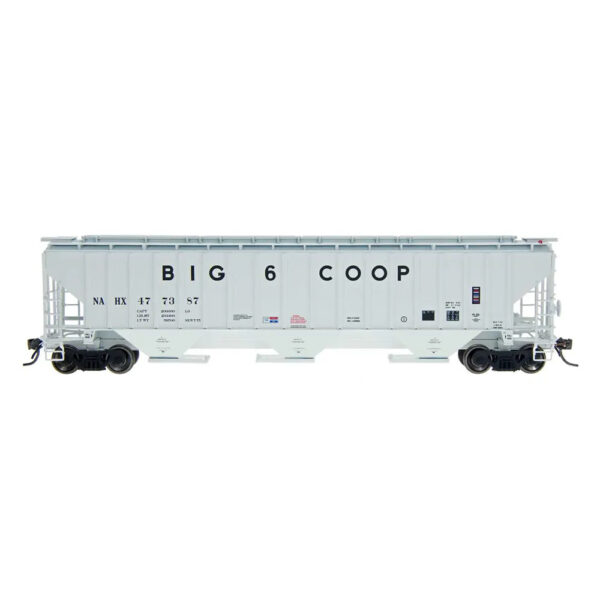 Intermountain N Pullman Standard 4750 Covered Hopper Big 6 Co-Op