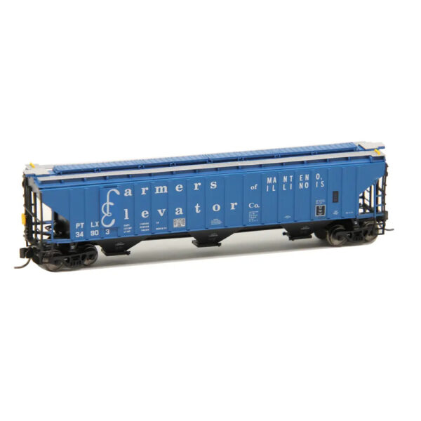 Intermountain N Pullman Standard 4750 Covered Hopper Farmers Elevator "Manteno, Illinois"