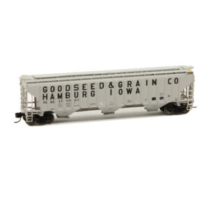 Intermountain N Pullman Standard 4750 Covered Hopper Goodseed & Grain Co. "Hamburg, Iowa"