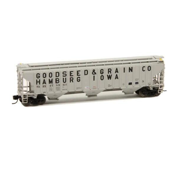 Intermountain N Pullman Standard 4750 Covered Hopper Goodseed & Grain Co. "Hamburg, Iowa"