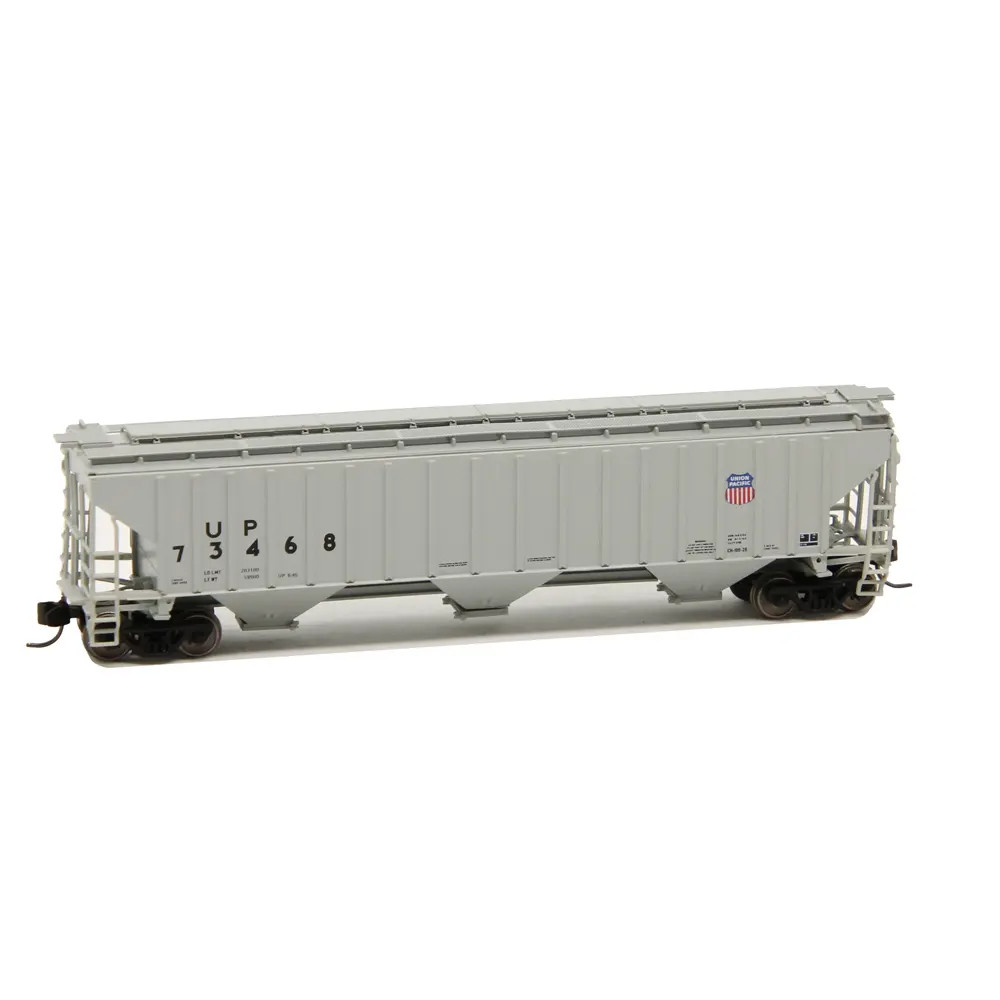 Intermountain N Pullman Standard 4750 Covered Hopper Union Pacific "3rd Panel Shield"