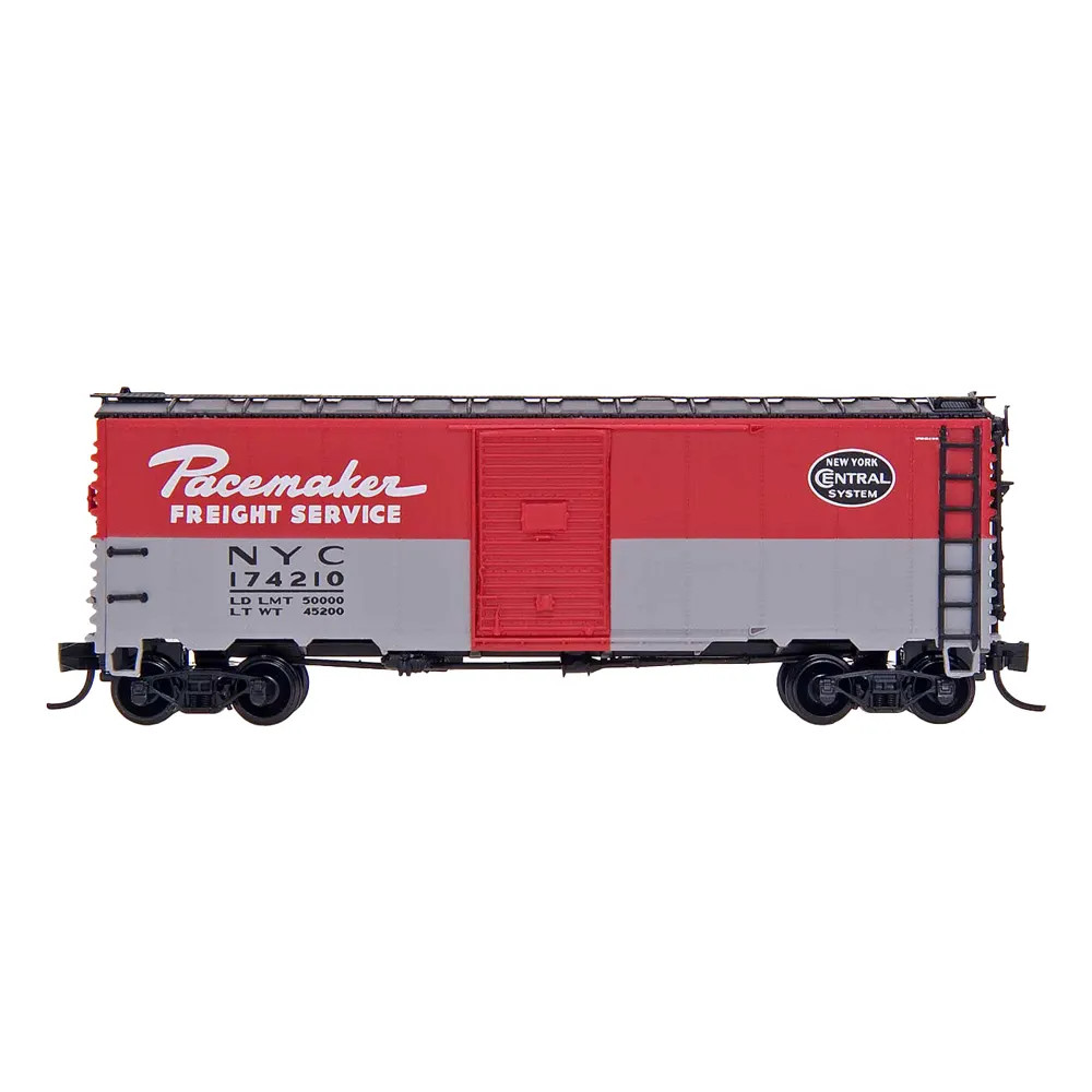 Intermountain N 40' Postwar Box Car New York Central "1955 Pacemaker, Youngstown Door"