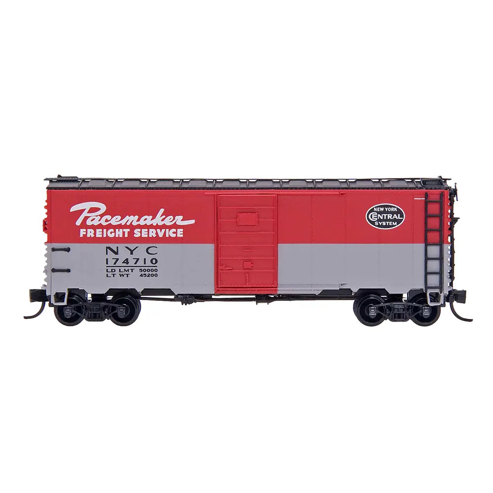 Intermountain N 40' Postwar Box Car New York Central "1955 Pacemaker, Superior Door"
