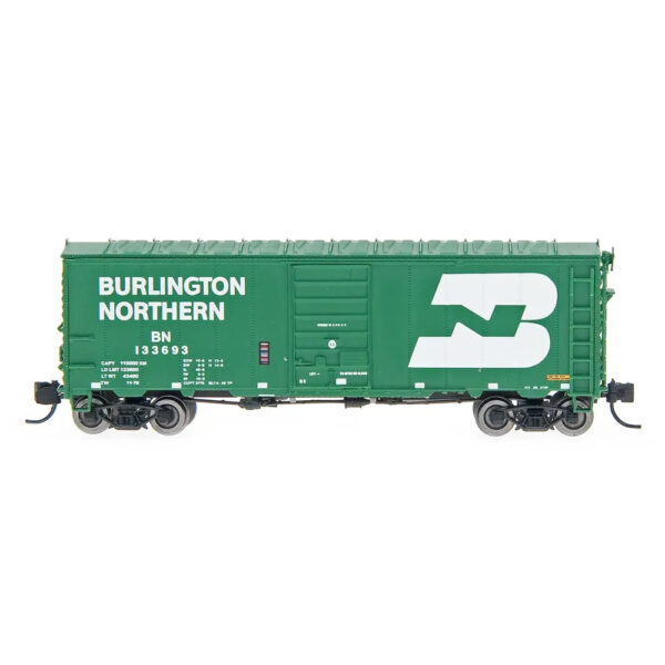 Intermountain N 40' 12 Panel Box Car Burlington Northern