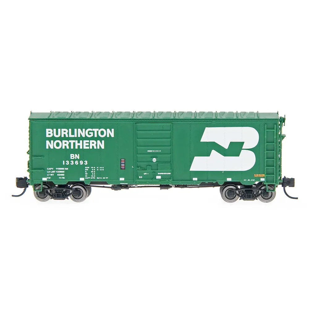 Intermountain N 40' 12 Panel Box Car Burlington Northern
