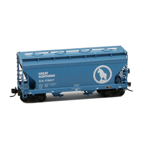 Intermountain N ACF 2970 2 Bay Covered Hopper Great Northern "Big Sky Blue"