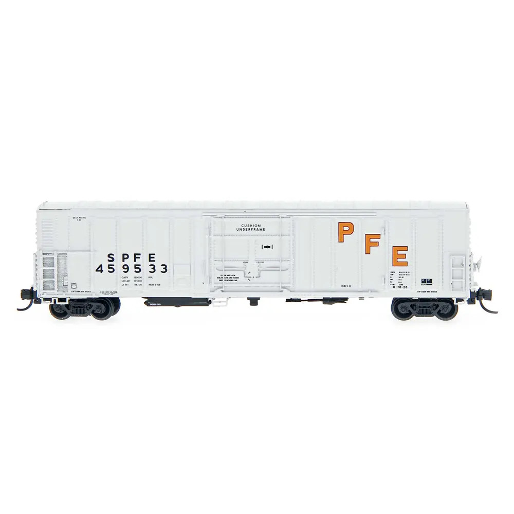 Intermountain N 57' Mechanical Reefer Southern Pacific "SPFE, White & Orange"