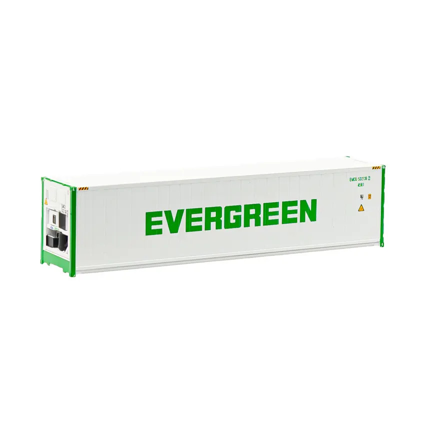 Atlas HO 40' Reefer Container Evergreen 3 Pack