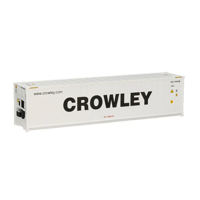 Atlas HO 40' Reefer Container Crowley 3 Pack