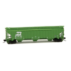 Intermountain N 4750 Covered Hopper Burlington Northern "3 Line, Stiffener"
