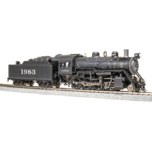 Broadway Limited Paragon 4 HO 2-8-0 Santa Fe w/ DCC, Sound, & Smoke