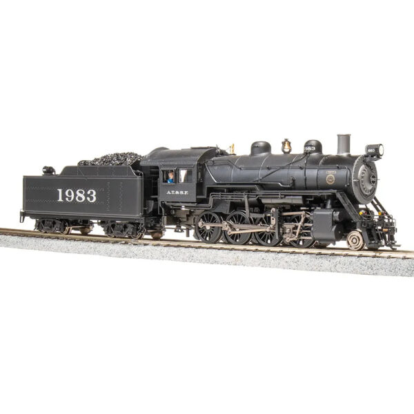 Broadway Limited Paragon 4 HO 2-8-0 Santa Fe w/ DCC, Sound, & Smoke