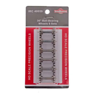 Intermountain HO 36" Ball Bearing Wheels (.110" Tread Width) 6 Pack