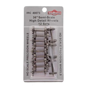 Intermountain HO High Detail Brass 36" Semi-Scale Wheels (.088" Tread Width) 12 Pack