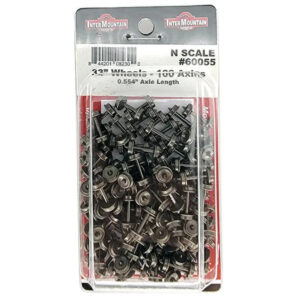 Intermountain N 33" Brass Insulated Wheelsets (Axle Length: 0.554") 100 Pack