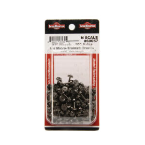 Intermountain N 33" Brass Insulated Wheelsets (Micro-Trains Trucks, Axle Length: 0.537") 100 Pack