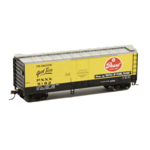 Atlas HO Trainman 40' Plug Door Box Car Pearl Lager