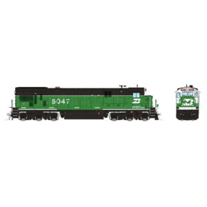 Rapido HO C36-7 Burlington Northern "Whiteface Pinstripe, C33-7"
