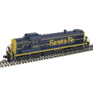 Atlas N RSD-4/5 Santa Fe "Pinstripe" w/ DCC & Sound