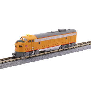 Kato N FP7A Milwaukee Road "Post 1955 Yellow Scheme"
