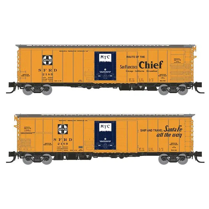 Rapido N ATSF RR-60 Mechanical Reefer Santa Fe "San Francisco Chief"