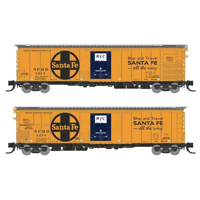 Rapido N ATSF RR-60 Mechanical Reefer Santa Fe "All The Way"