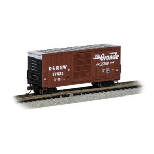 Bachmann N 40' High Cube Box Car Denver & Rio Grande