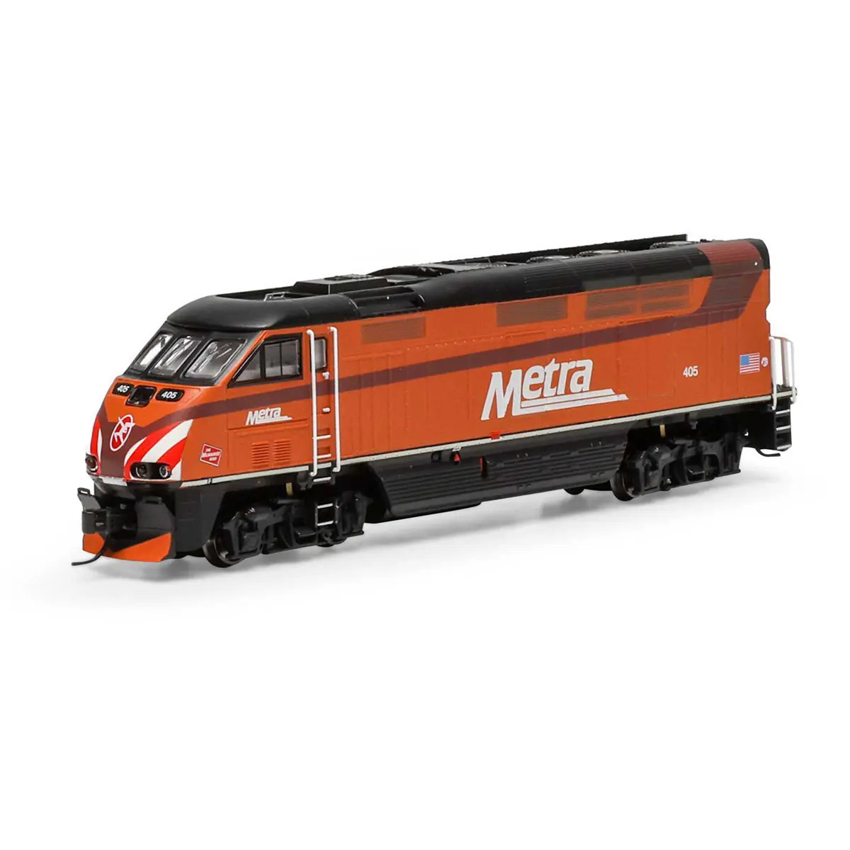 Athearn N F59PHI Metra "Milwaukee Road Heritage" #405