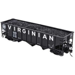 English's Model Railroad HO Coal Load "Walthers Mainline 40 ft 70 Ton Hopper" 2 Pack