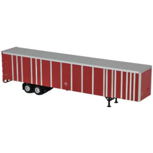 Bowser HO 53' Platewall Trailer Undecorated "Red"
