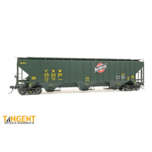 Tangent HO PS-2CD 4750 Covered Hopper Chicago Northerwestern "Green"
