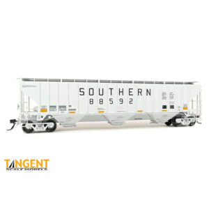 Tangent HO PS-2CD 4750 Covered Hopper Southern "Conspicuity Stripes"